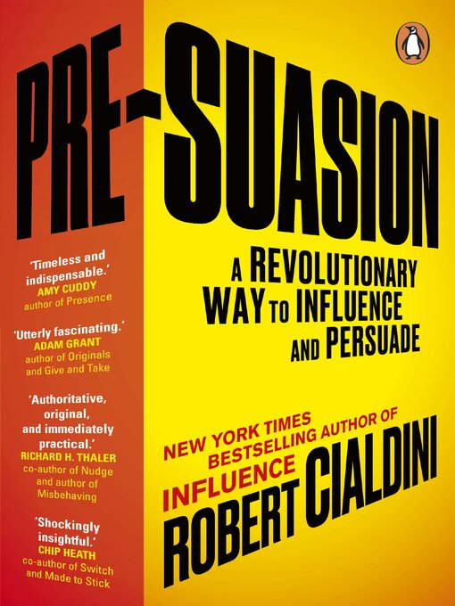 Title details for Pre-Suasion by Robert Cialdini - Wait list